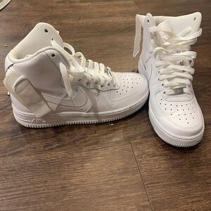 Nike White High-Top Sneakers